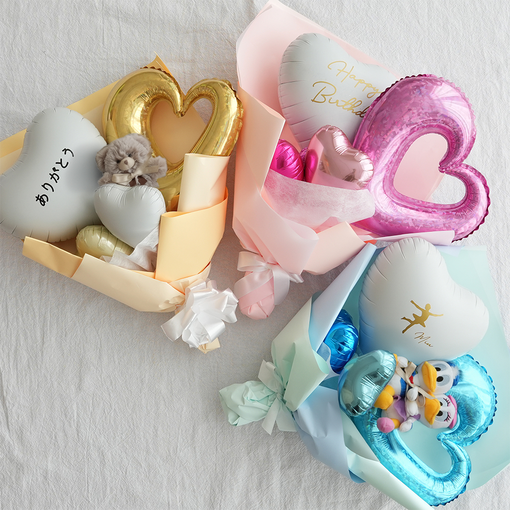 Belle Vie（ベルビー） 発表会 バルーンフラワー ハートバルーンブーケ