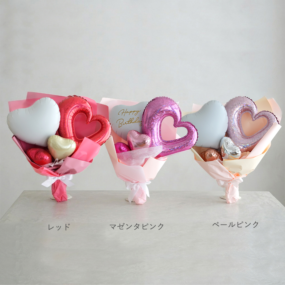 Belle Vie（ベルビー） 発表会 バルーンフラワー ハートバルーンブーケ