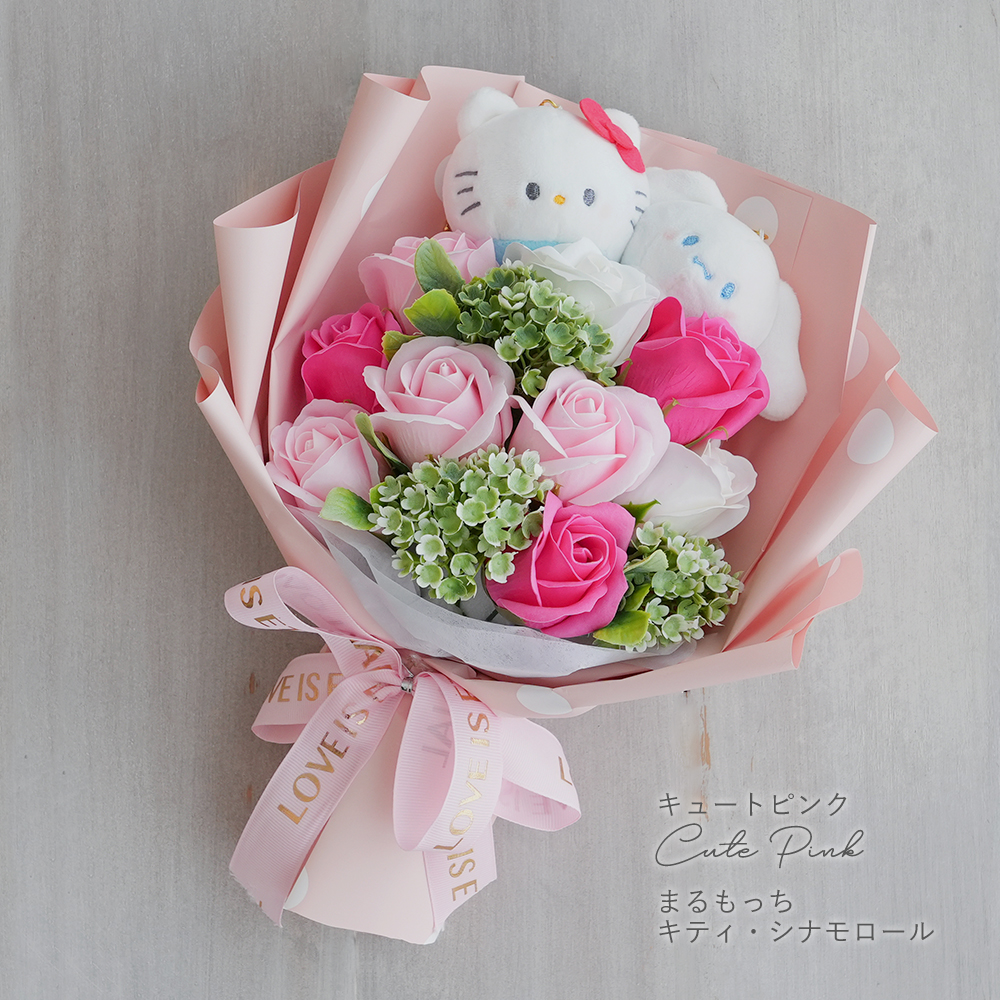 ピンク/キュートピンク/まるもっちキティ・シナモロール