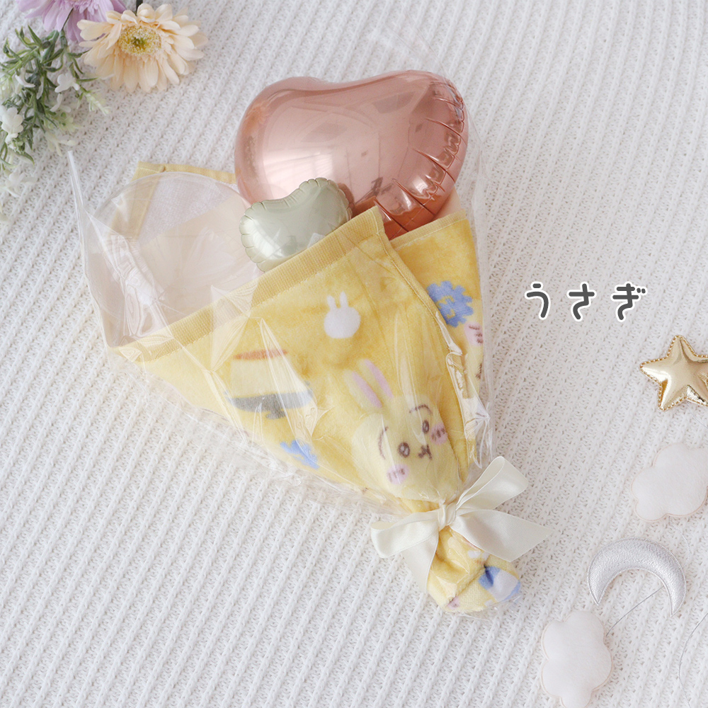 母の日 花束 ちいかわ ウォッシュタオル バルーンブーケ 母の日 花束 ちいかわ ウォッシュタオル バルーンブーケ