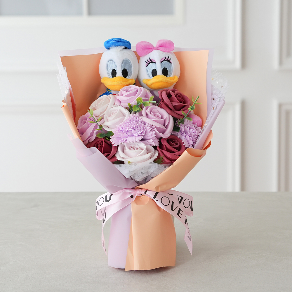 Disney（ディズニー） 発表会 花束 ディズニーニコぬい ソープフラワー