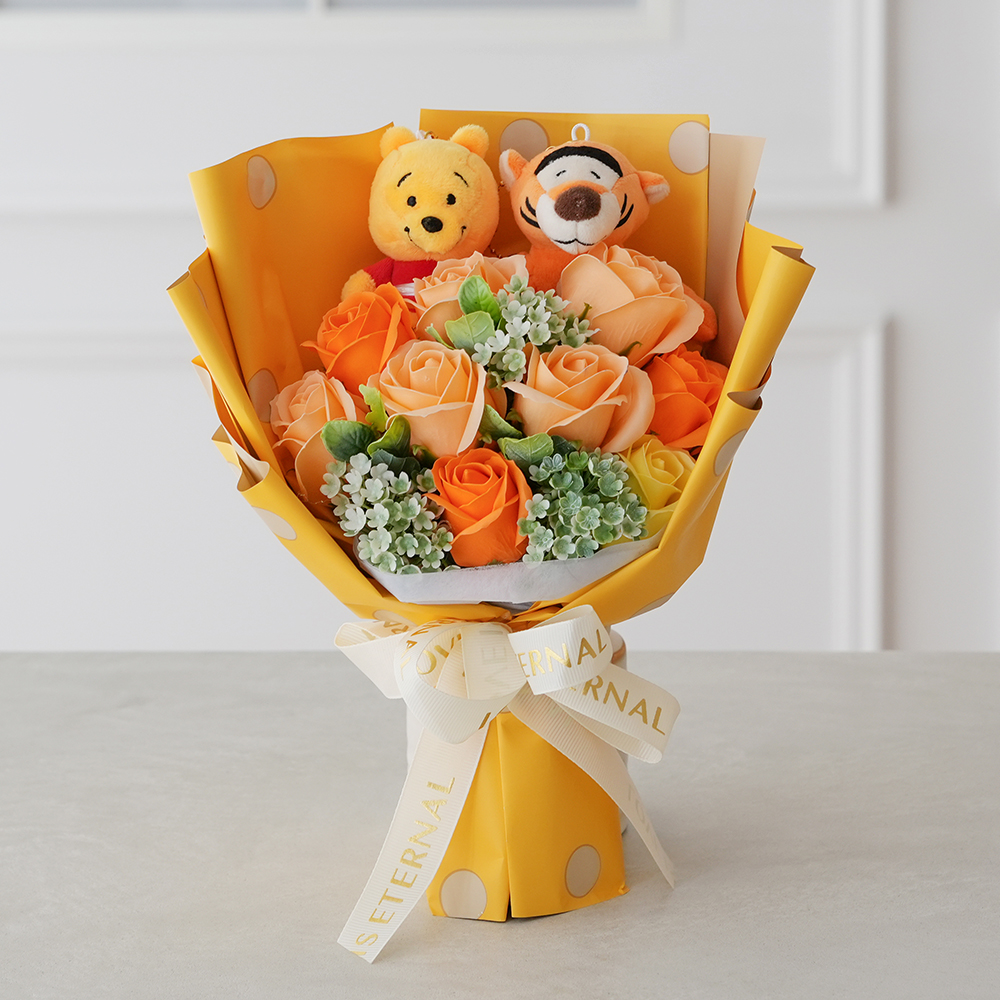 Disney（ディズニー） 卒業式 ギフト 花束 ディズニーニコぬい ソープ