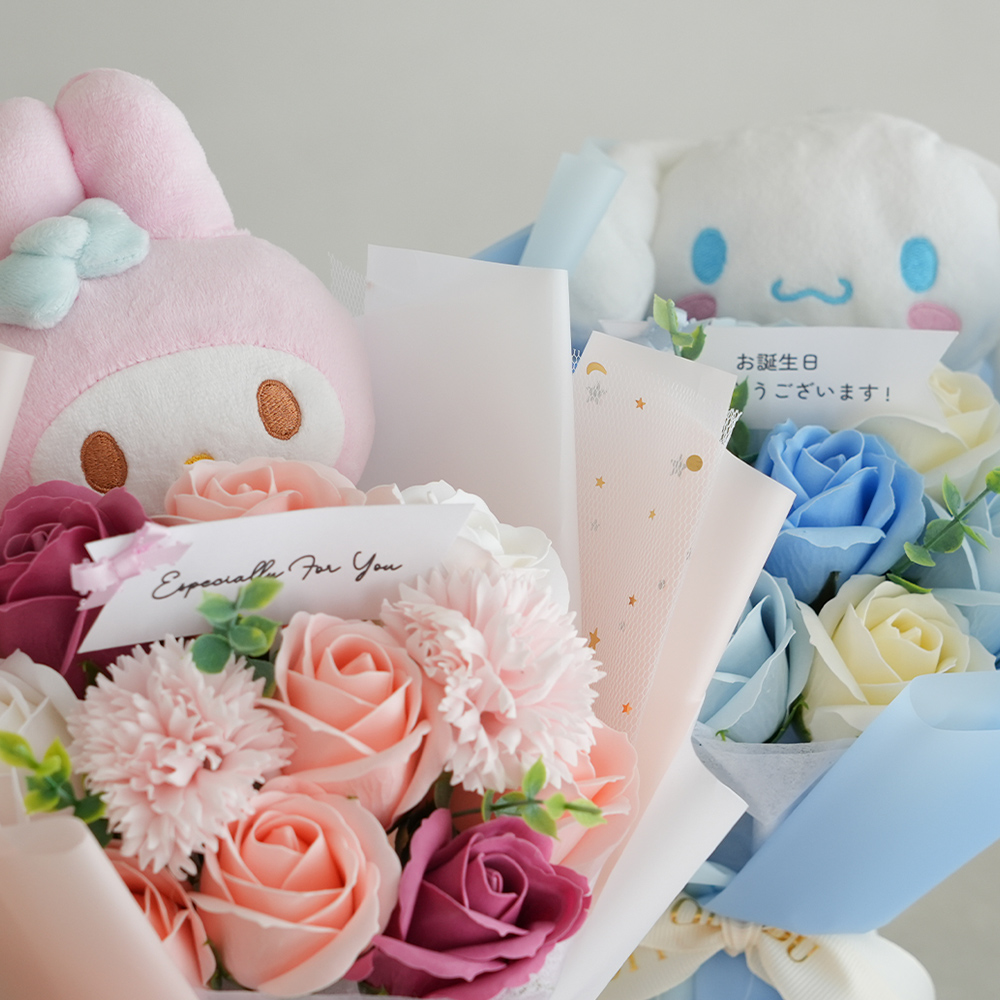 sanrio（サンリオ） 発表会 花束 サンリオエコバッグ ソープフラワー