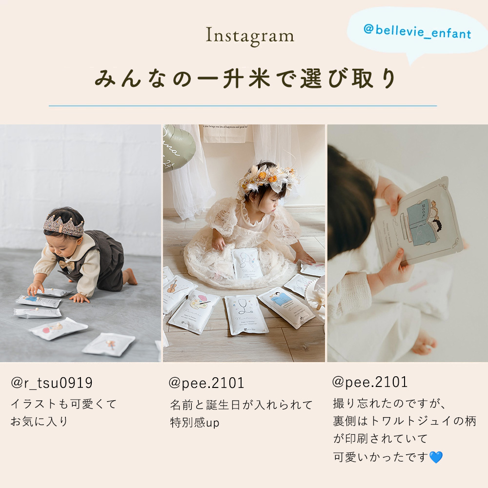 ベルビーアンファン 一升米で選び取り(10袋タイプ)instagramでも人気