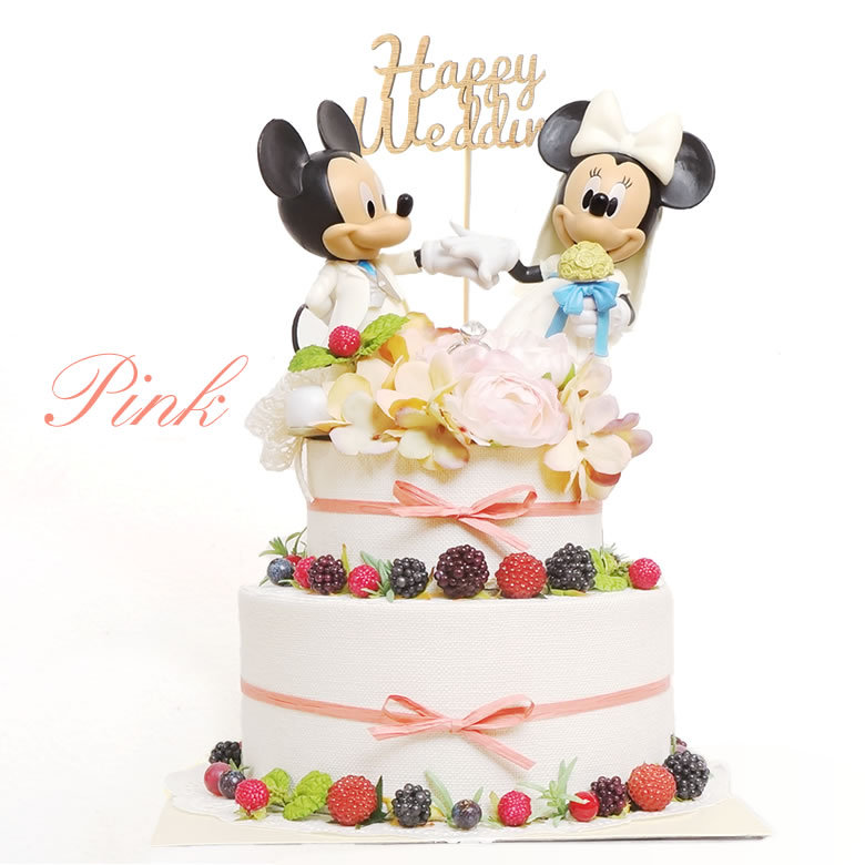 電報 結婚式 ミッキー ミニーウェディングケーキ 専用ケース入り ディズニー 結婚祝い 祝電 電報 結婚式 新婚 お祝い フラワー ギフト ロマンチック Denpo014 お祝いギフトの専門店ベルビー 通販 Yahoo ショッピング