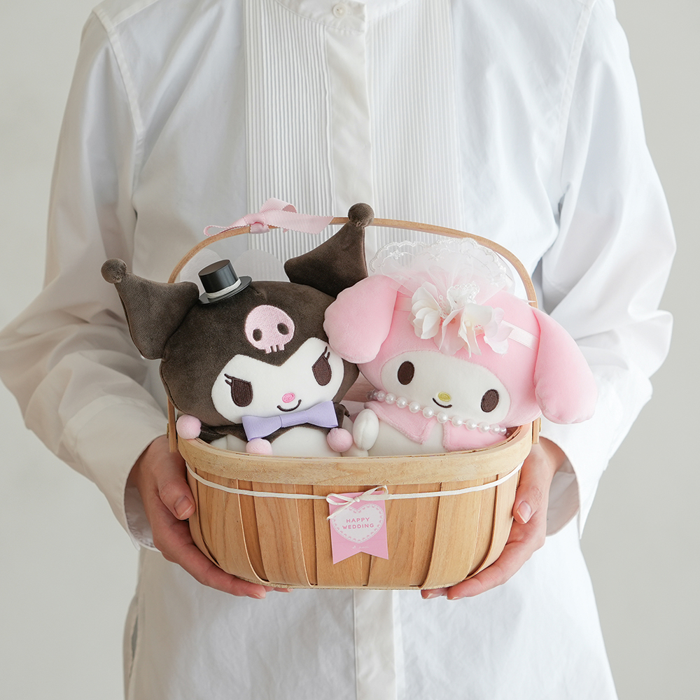 マイメロ&クロミウェディングドールバスケット マイメロディ サンリオ