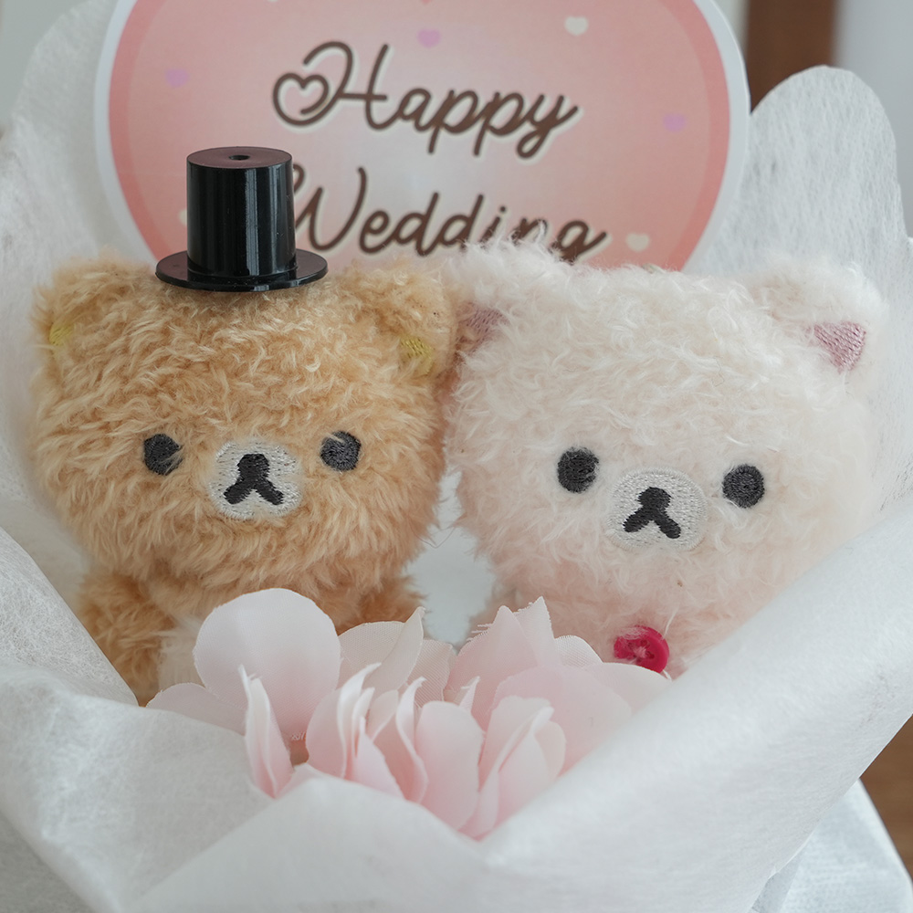 結婚式 電報 ギフト】リラックマ＆コリラックマ ウェディングケーキ