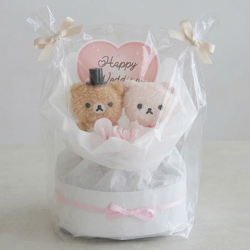 結婚式 電報 ギフト】リラックマ＆コリラックマ ウェディングケーキ