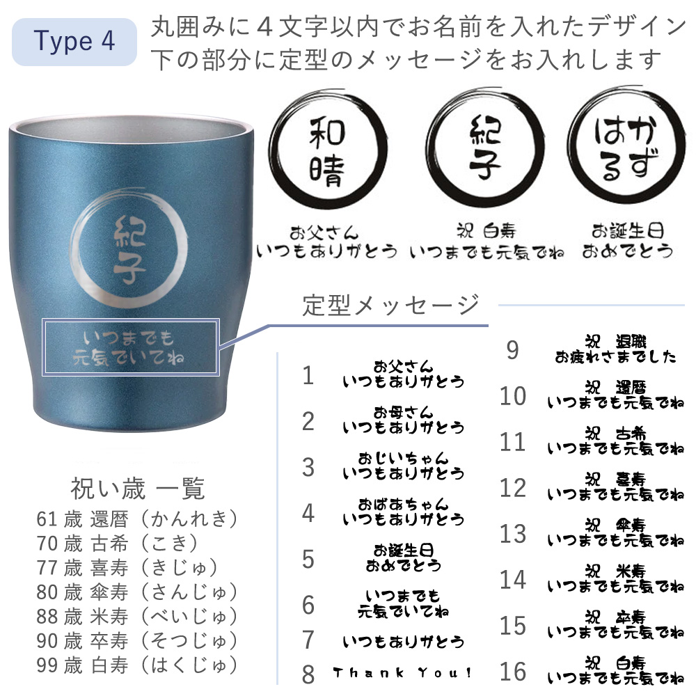 名入れタンブラー