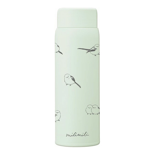 Q-LiA 名入れmilimiliステンレスボトル 480ml 保冷 保温 お誕生