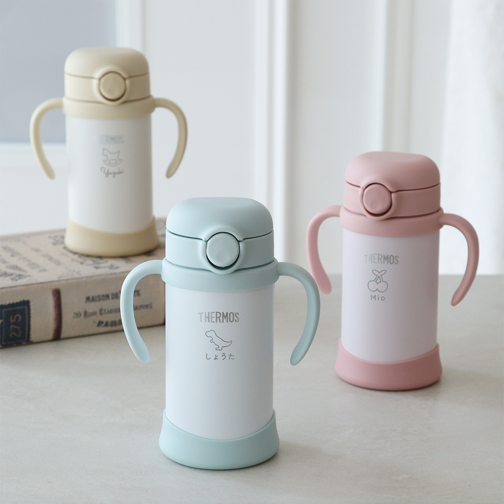 THERMOS（サーモス） 名入れ サーモスベビーストローマグ350ml 出産 1