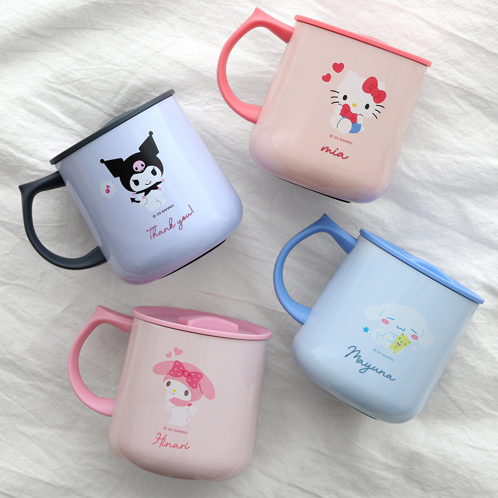 sanrio（サンリオ） ステンレスマグカップ蓋付き 誕生日 記念日 誕生