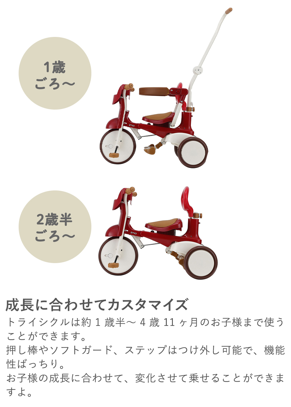 名前入りiimo TRICYCLE ＃02