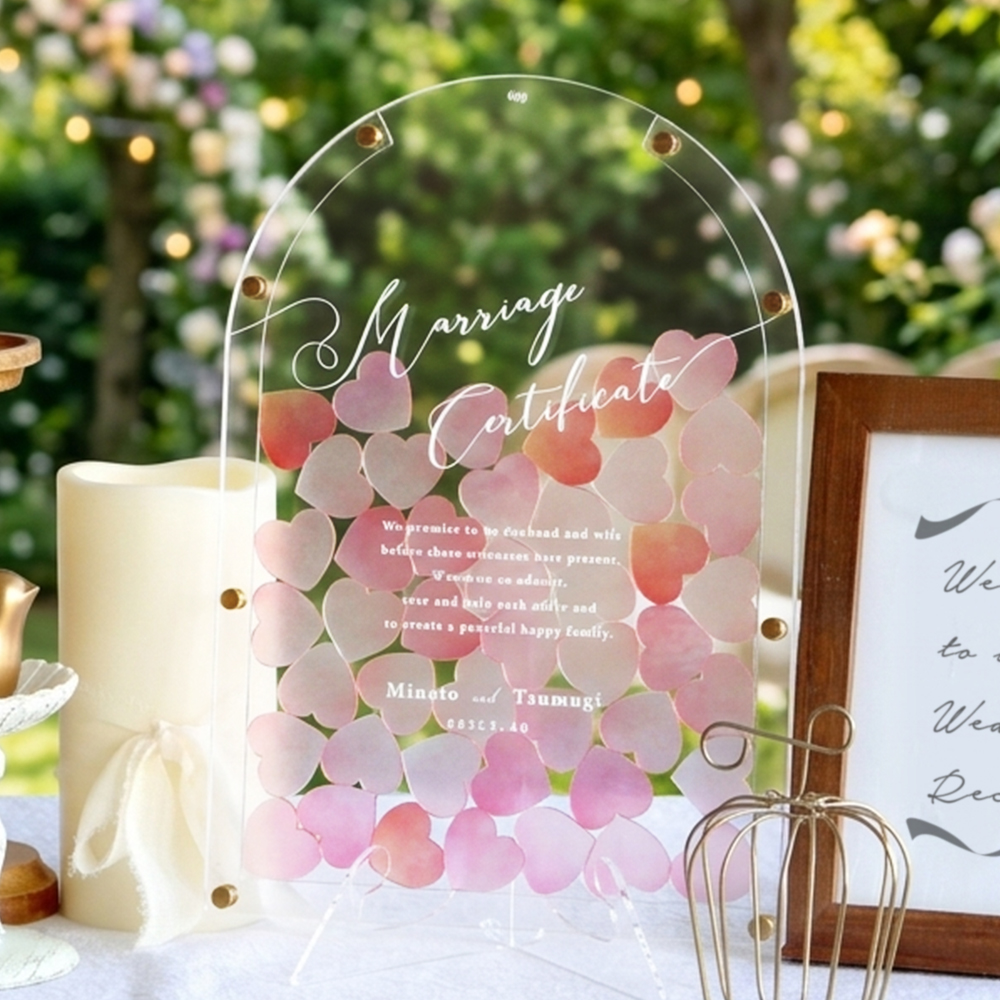 Belle Vie（ベルビー） 結婚式 結婚証明書 アクリル ウェディング