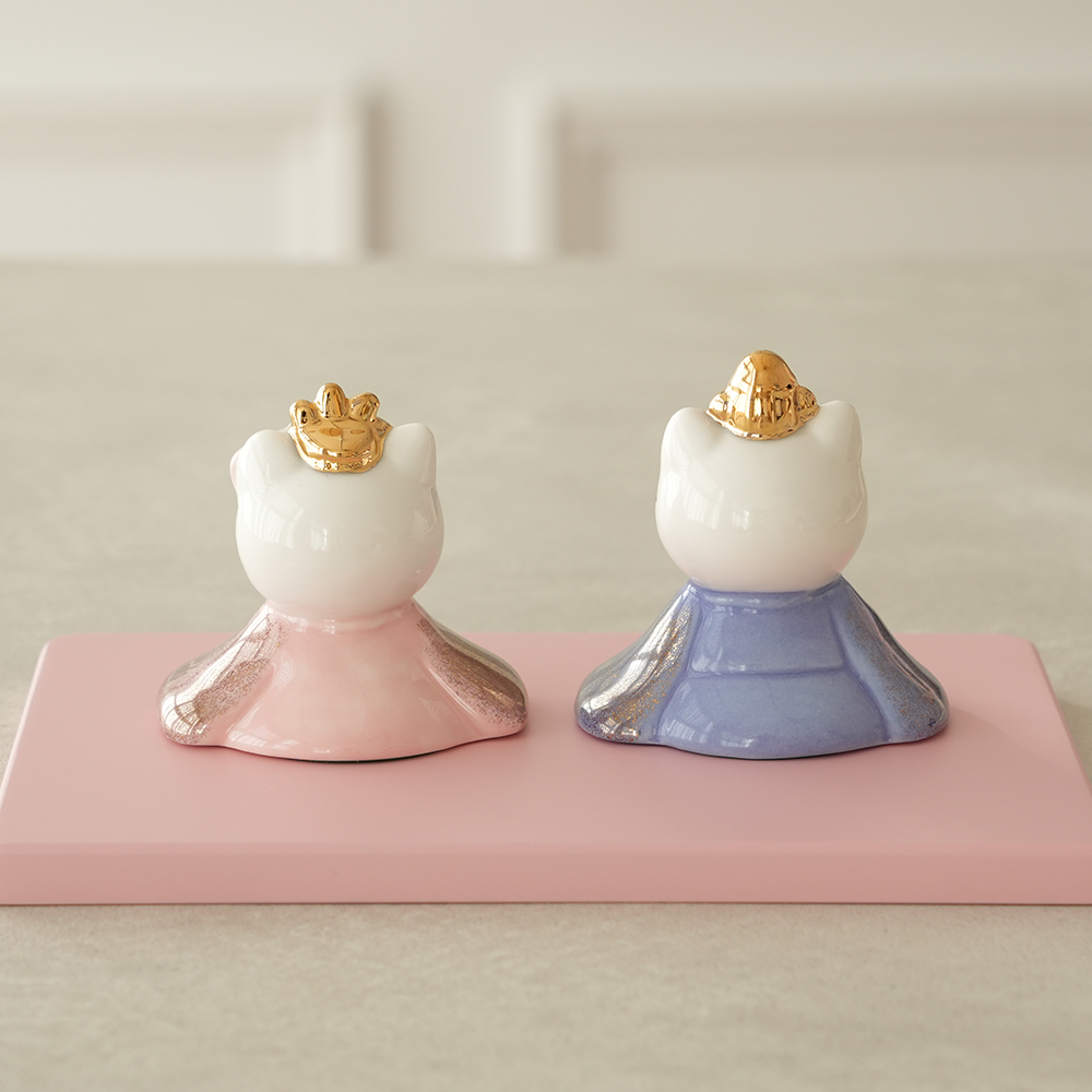 sanrio（サンリオ） 初節句 ひなまつり 雛人形 ハローキティ 磁器
