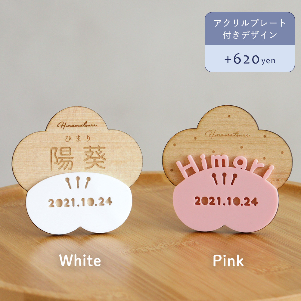 カラー2アクリルプレート付き