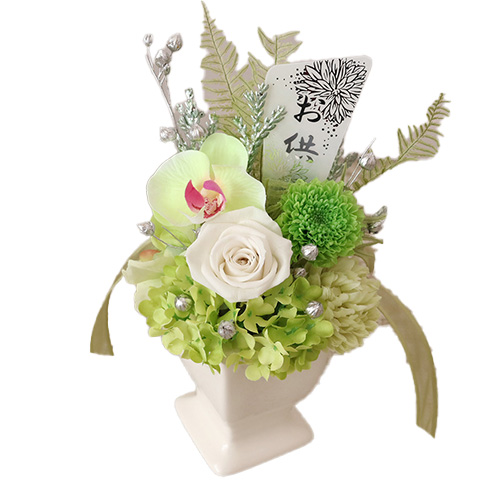 Belle Vie（ベルビー） プリザーブドフラワー 仏花 安穏華（あんのんか