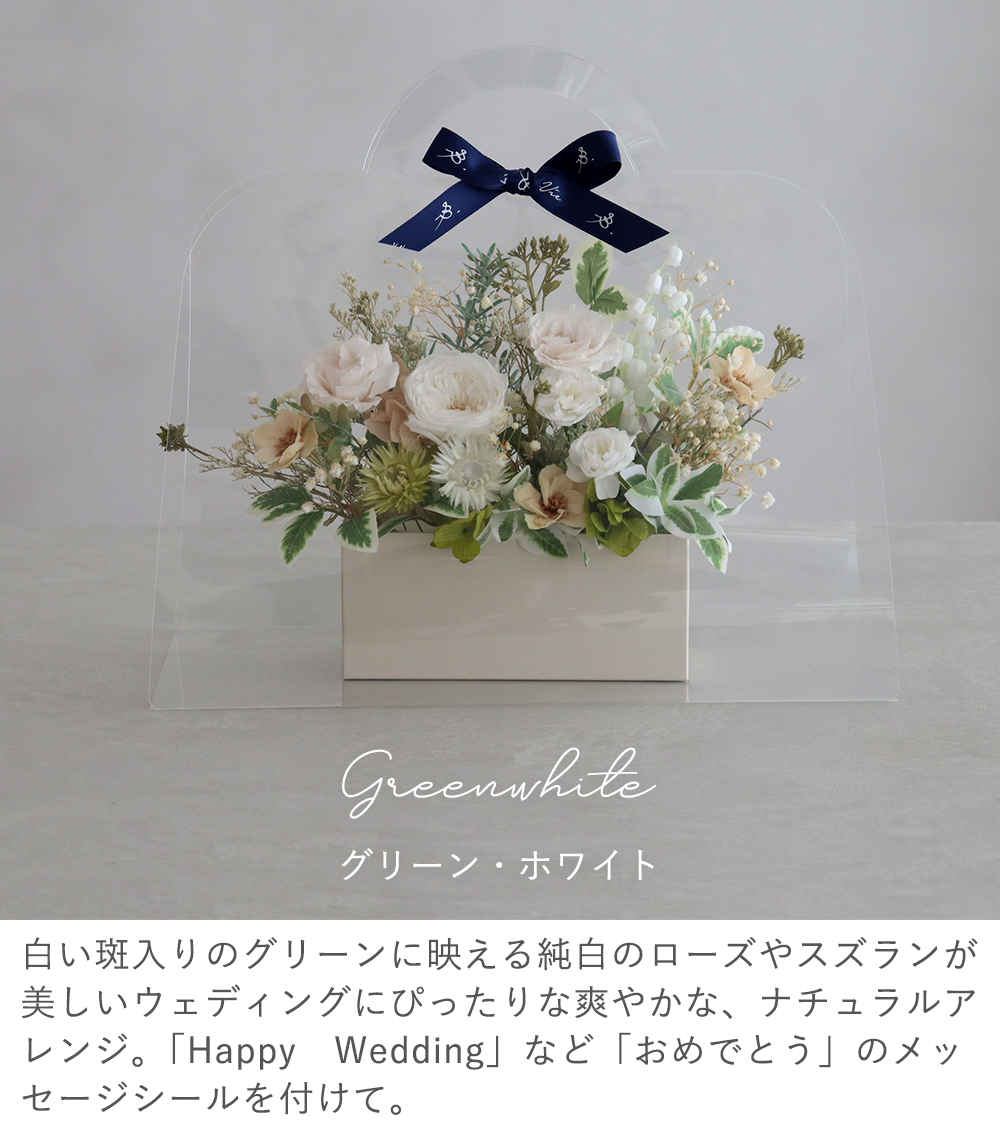 カラー：グリーン・ホワイト