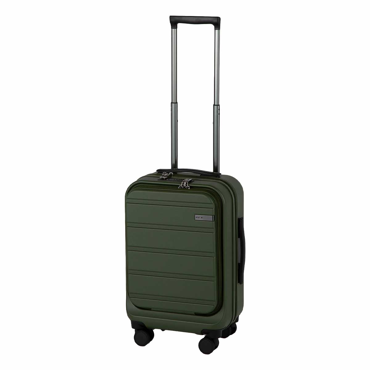 【SALE 20％OFF】 ACE エース スーツケース メンズ レディース ハードケース キャリー フロントオープン 機内持込 29L Sサイズ 8輪 TS フレットボード 05431 | Ace | 02