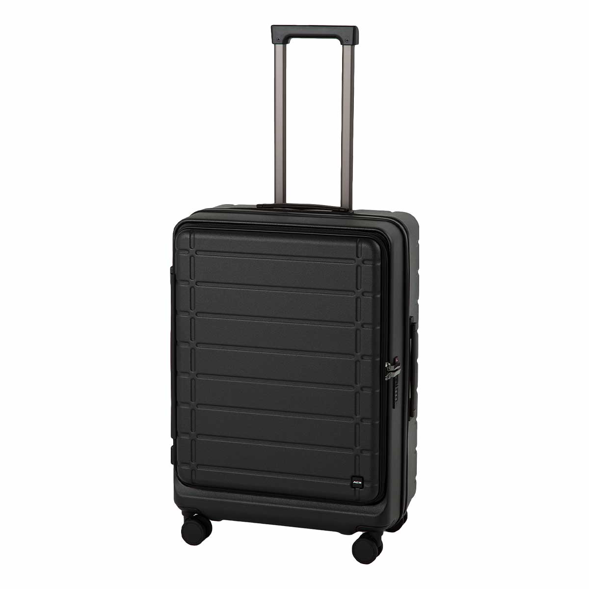 ＼SALE 20％OFF／ACE エース スーツケース エスカレラ フロントオープン キャリーバッグ 拡張 62〜71L Mサイズ 国際線 国内線 メンズ レディース 8輪 05652 | Ace | 01