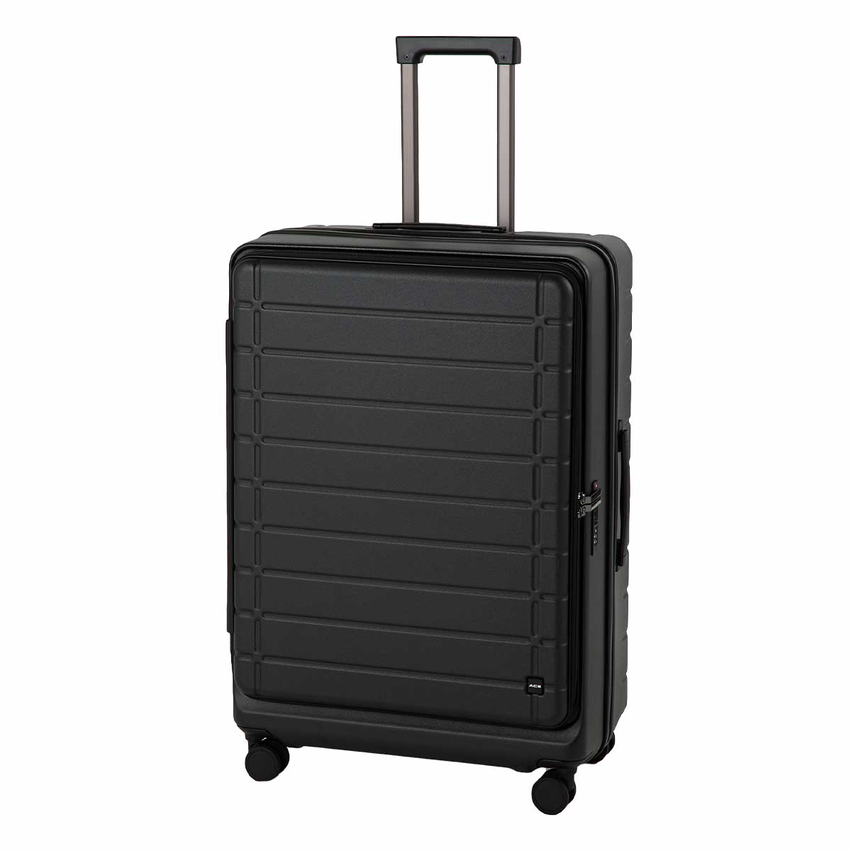 ＼SALE 20％OFF／ACE エース スーツケース エスカレラ フロントオープン キャリーバッグ 拡張 国際線 国内線 87〜100L Lサイズ メンズ 8輪 TSロック 05653 | Ace | 01