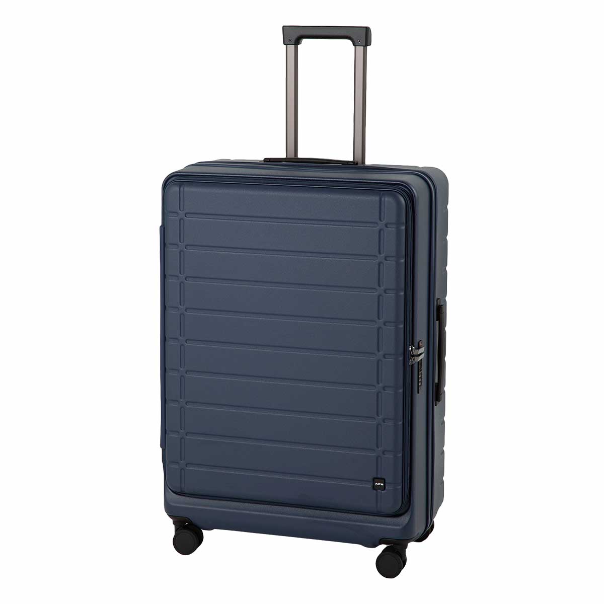 ＼SALE 20％OFF／ACE エース スーツケース エスカレラ フロントオープン キャリーバッグ 拡張 国際線 国内線 87〜100L Lサイズ メンズ 8輪 TSロック 05653 | Ace | 02