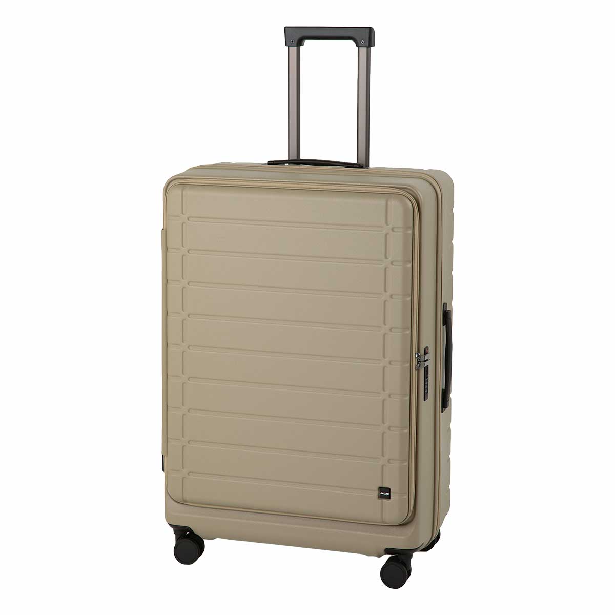 ＼SALE 20％OFF／ACE エース スーツケース エスカレラ フロントオープン キャリーバッグ 拡張 国際線 国内線 87〜100L Lサイズ メンズ 8輪 TSロック 05653 | Ace | 03
