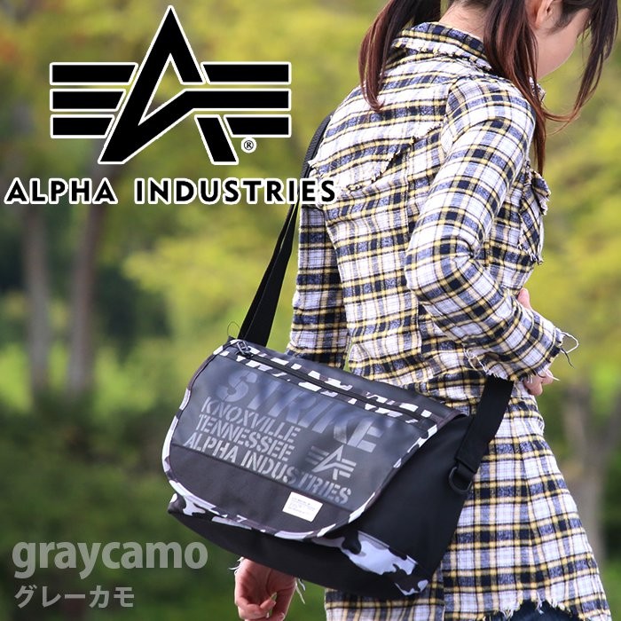 ALPHA アルファ インダストリーズ ショルダーバッグ メッセンジャーバッグ Alpha Industries メッセンジャーバッグ ALPHA INDUSTRIES