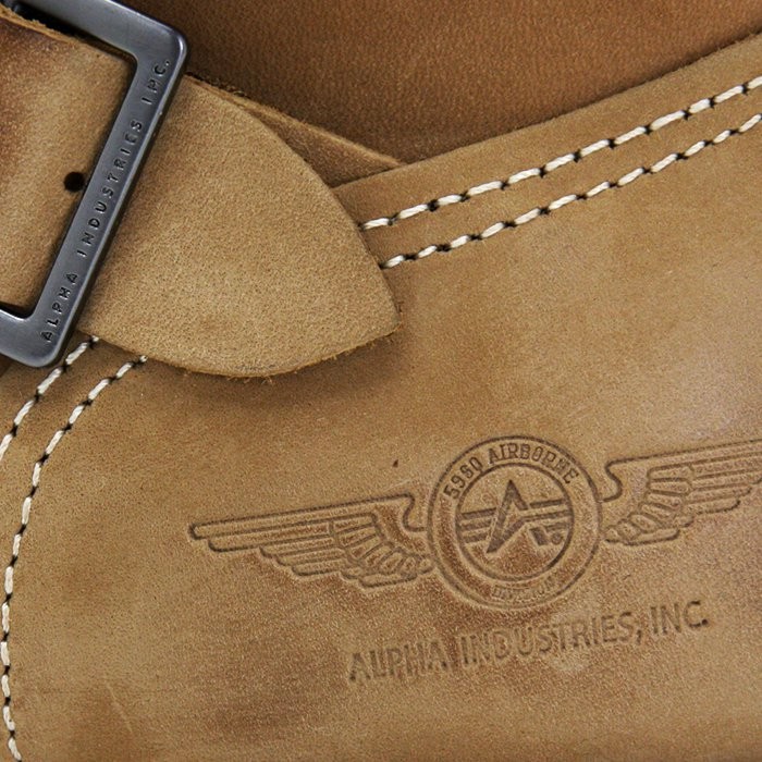 Alpha Industries ショートブーツ レザー ALPHA INDUSTRIES