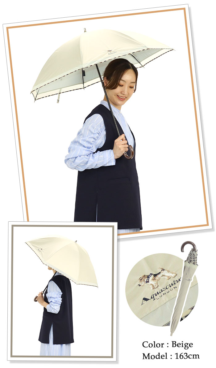 Aquascutum 【SALE 20%OFF】 傘 ショート傘 晴雨兼用 日傘