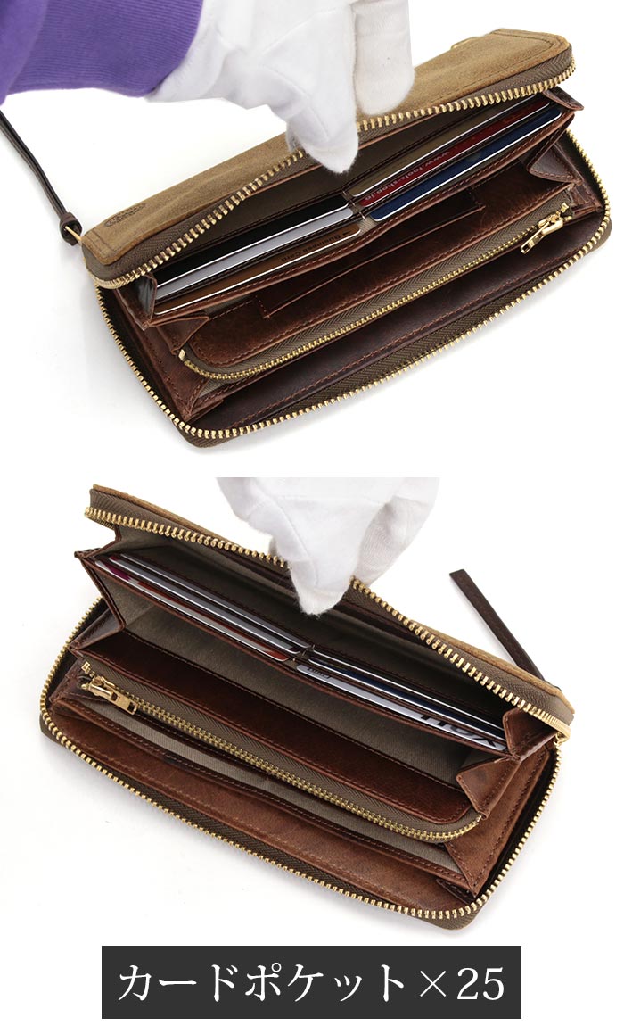 BAGGY PORT（バギーポート） 財布 長財布 メンズ ラウンド長財布