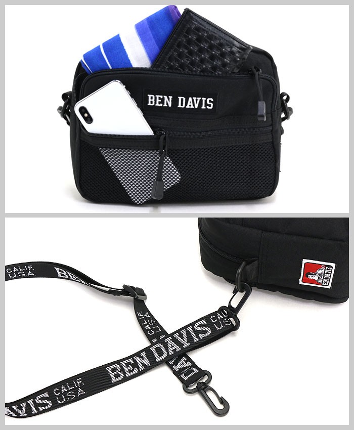 BEN DAVIS ベンデイビス ショルダーバッグ スクエアタイプ BOX BEN DAVIS ベンデイビス ショルダーバッグ スクエアタイプ BOX