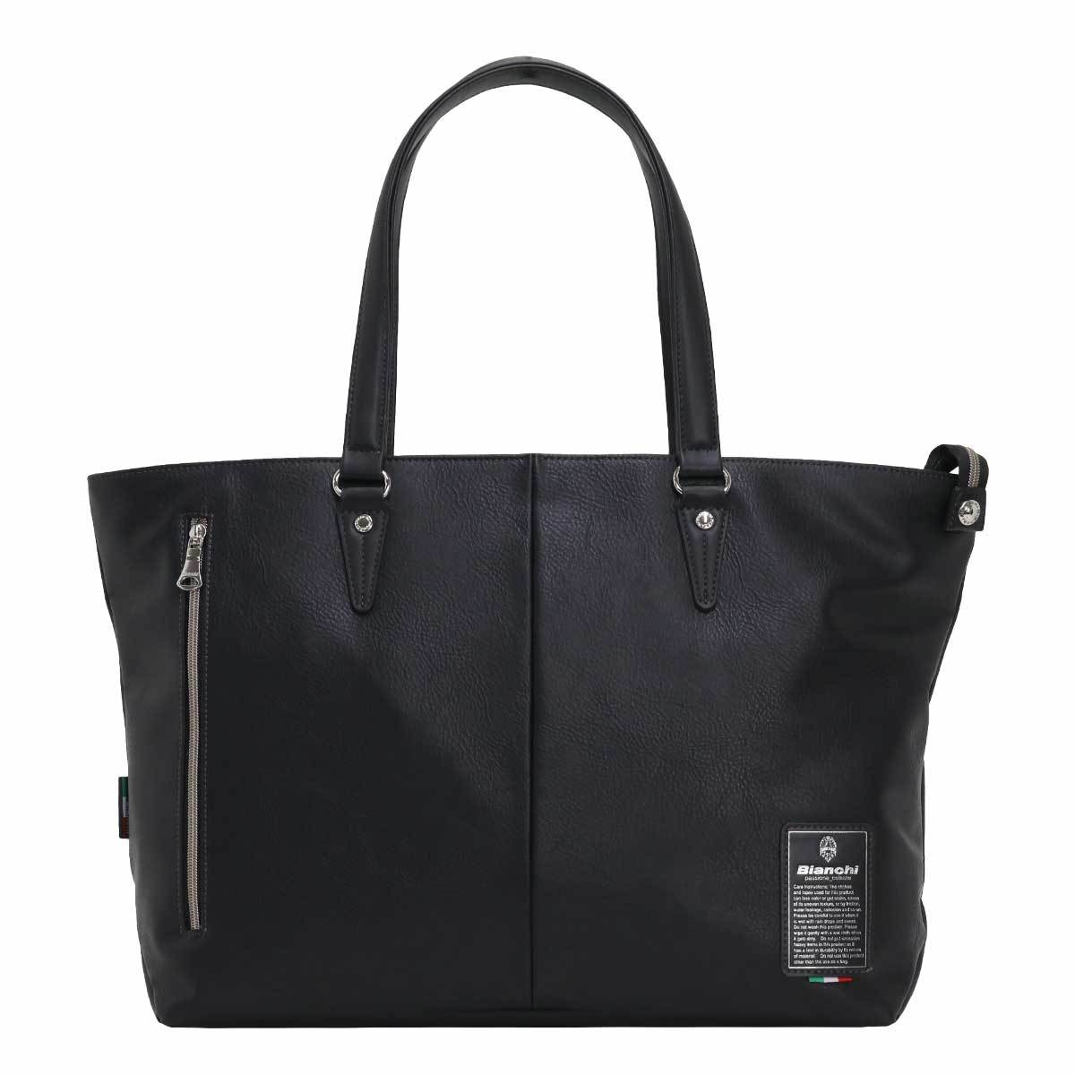 Bianchi（ビアンキ） トートバッグ PUレザー トート バッグ シボ加工 