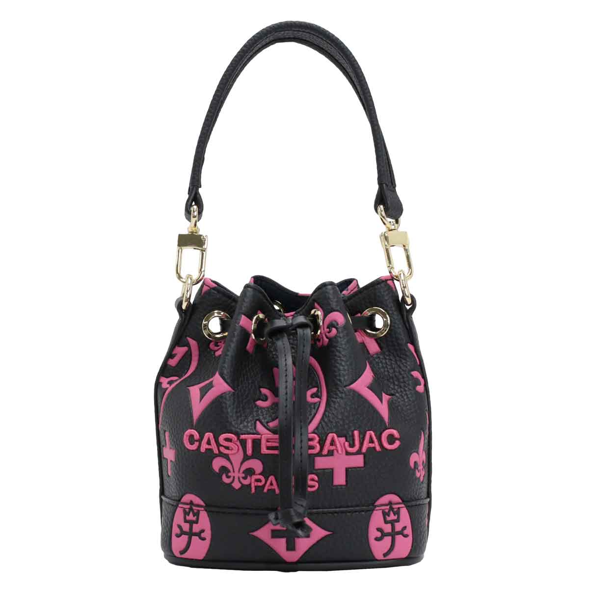 CASTELBAJAC ショルダーバッグ 黒/ピンク CASTELBAJAC（カステルバジャック） ショルダーバッグ レディース
