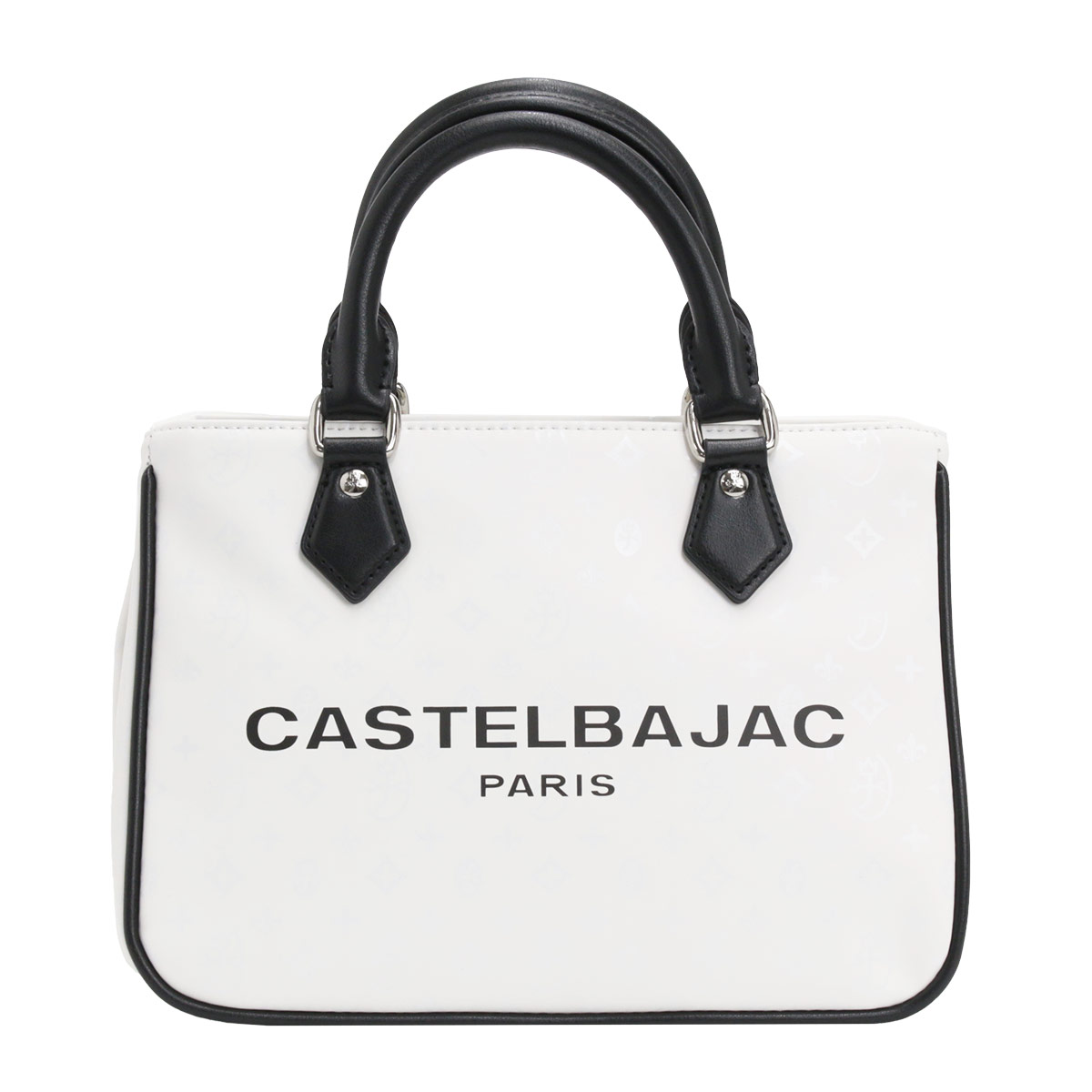 B*会様 CASTELBAJAC PARIS ハンドバッグ ホワイト CASTELBAJAC（カステルバジャック） トートバッグ メンズ レディース