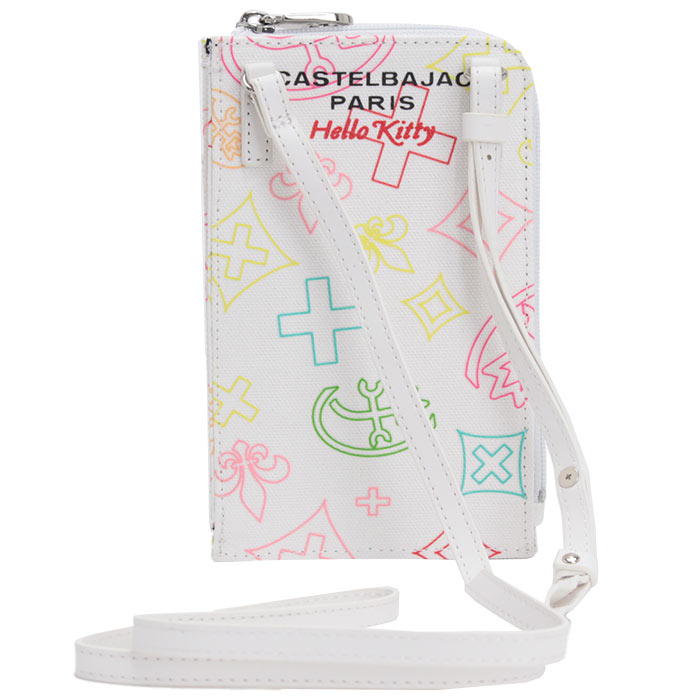 CASTELBAJAC Hello Kitty ケース CASTELBAJAC × Hello Kitty Collabo Mini Tote Bag White