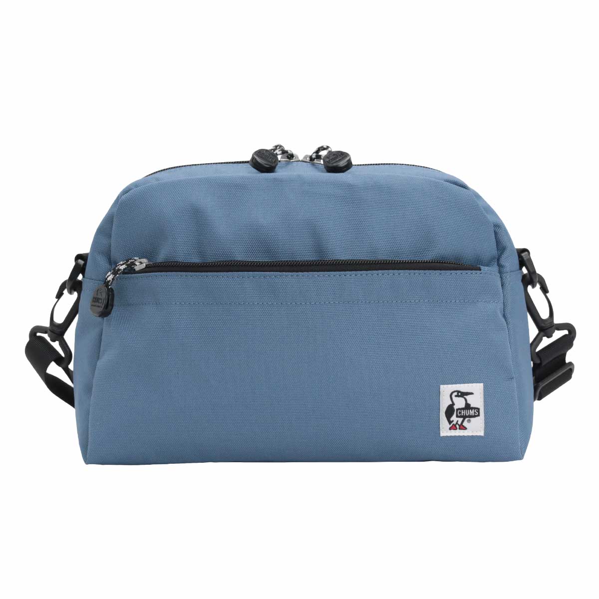 【美品】チャムス メッセンジャーバッグ ショルダーバッグ 水色 ブタ鼻 Spring Dale Shoulder Bag/スプリングデールショルダーバッグ