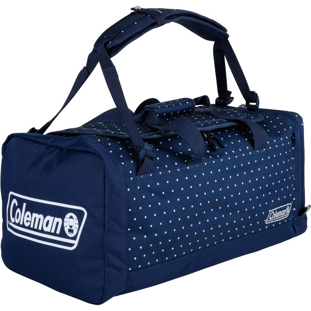Coleman コールマンキャリーバッグ　ボストンバッグ　ネイビードット柄 Amazon | ボストンバッグMD(ネイビードット) | ボストンバッグ