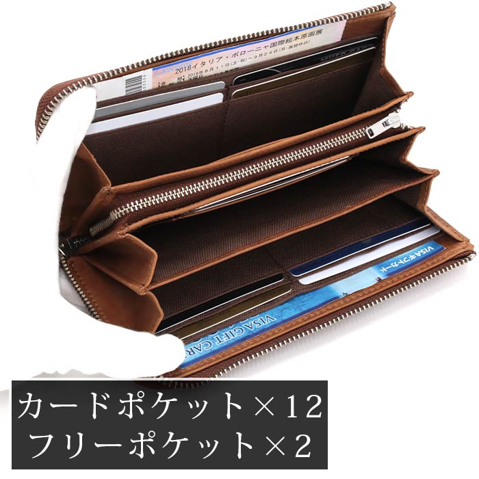 Fender（フェンダー） 財布 メンズ レディース 長財布 L字ファスナー