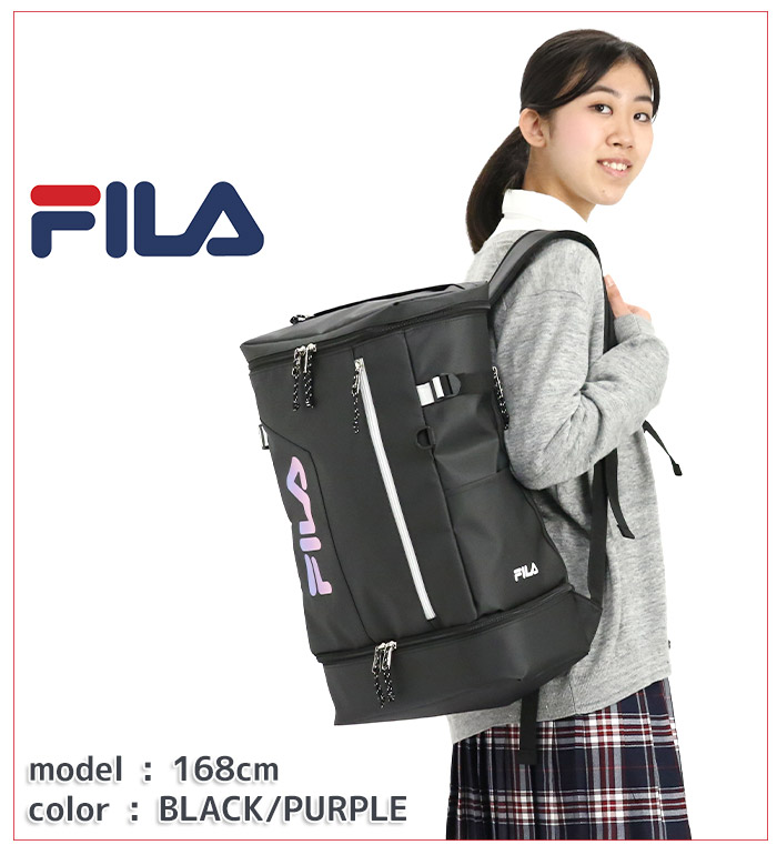 リュック フィラ FILA メンズ レディース 大容量 リュックサック スクエア デイパック バックパック 通学 通学用