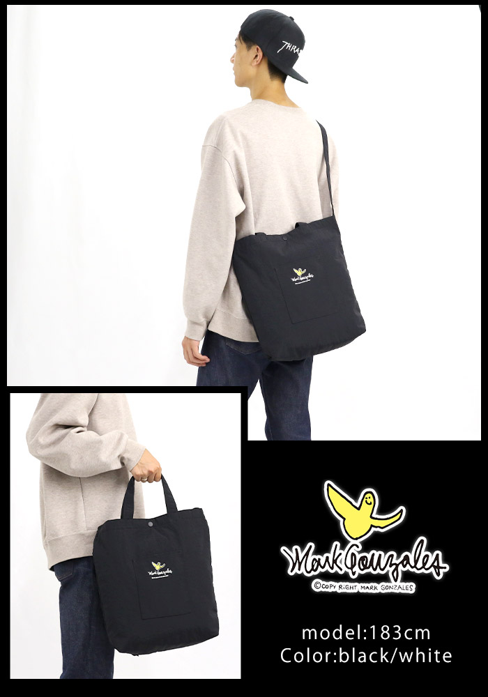 Mark Gonzales マークゴンザレス トートバッグ ショルダー 2WAY A4 11L