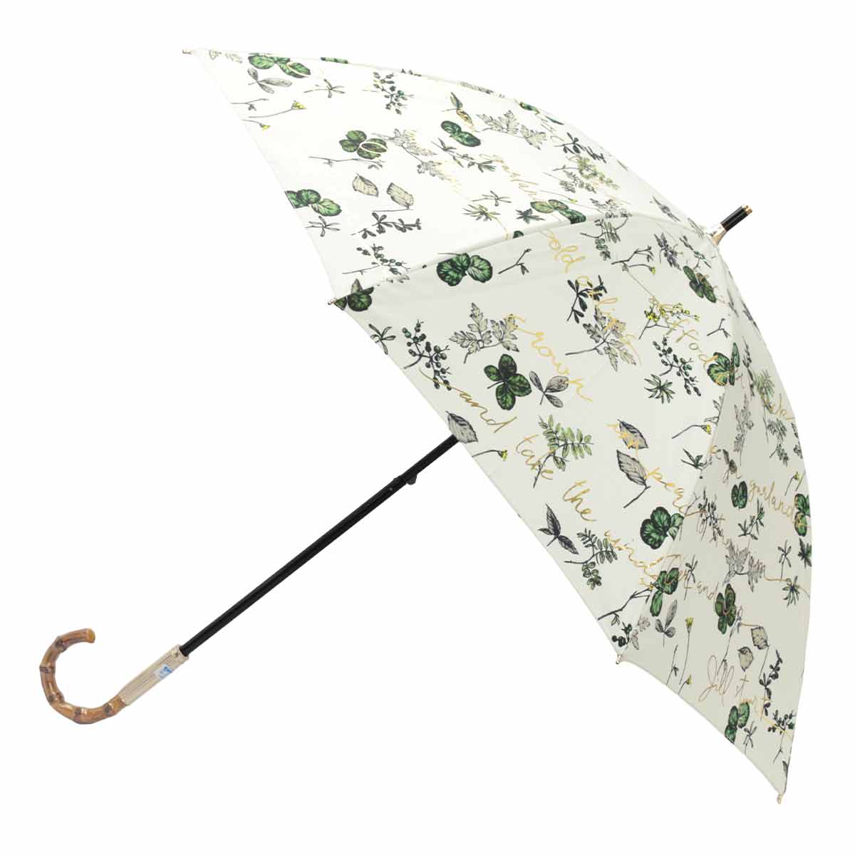 JILLSTUART ジルスチュアート 晴雨兼用 長傘 花柄 GREEN JILL STUART（ジル スチュアート）】 晴雨兼用傘（折りたたみ