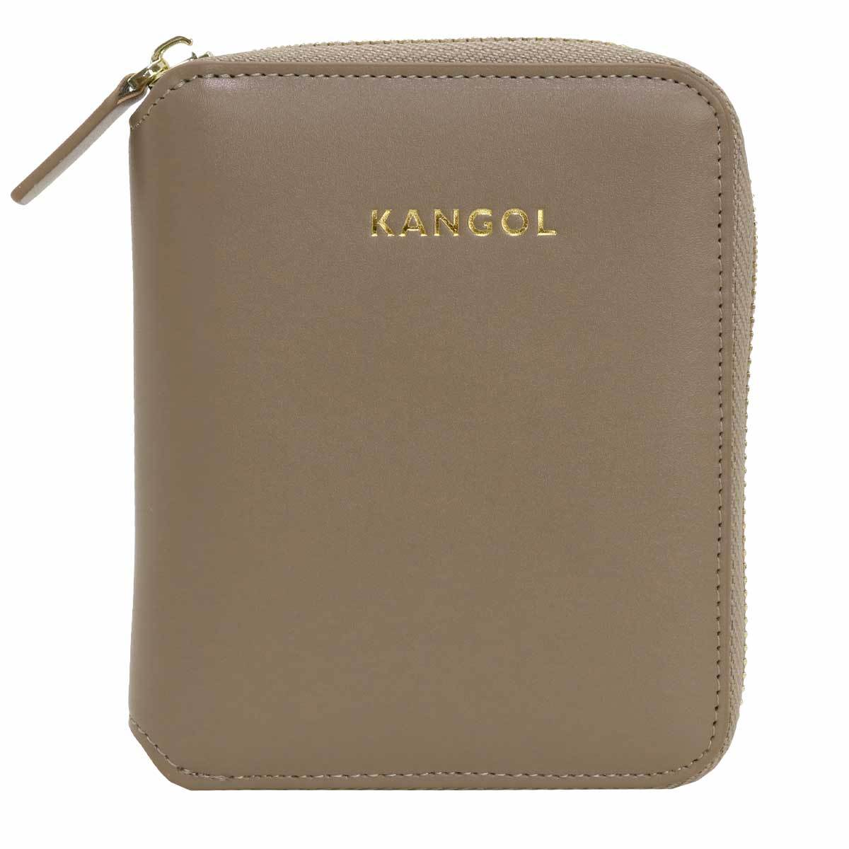 財布 二つ折り KANGOL カンゴール 二つ折り財布 折り財布 ウォレット サイフ ジッパー財布 ラウンドジッパー コンパクト 女性 小銭入れ ポケット 札入れ | KANGOL | 02