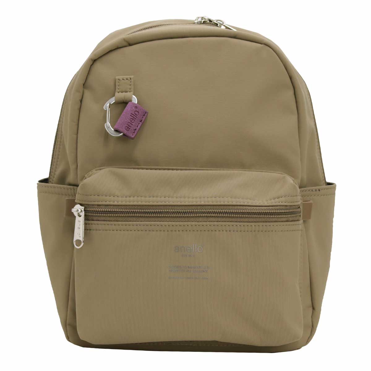 アネロ リュックサック anello ミニリュック 撥水 8L リュック バックパック ミニ 小さめ A5 かばん バッグ カラビナ付き 軽い シンプル カジュアル レディース | anello | 03