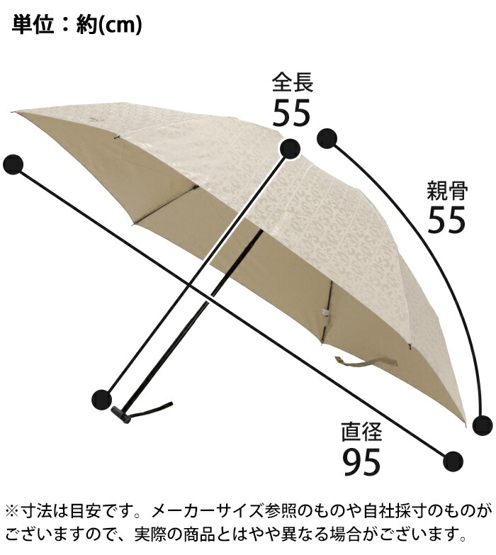 ミラ・ショーン 定価1.2万折りたたみ日傘楽折晴雨兼用傘