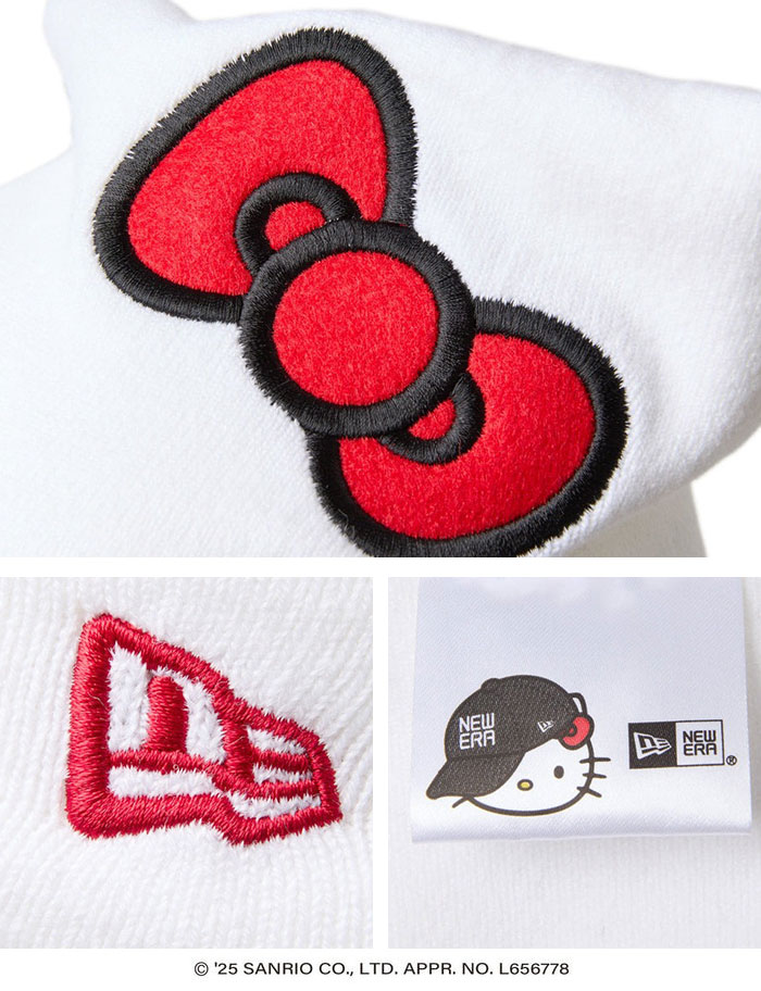 NEW ERA（ニューエラ） ニット帽 SQUARE KNIT HELLO KITTY RIBBON 正規