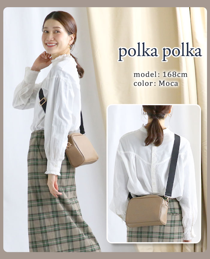 polka polka（ポルカポルカ） ショルダーバッグ レディース 斜め掛け