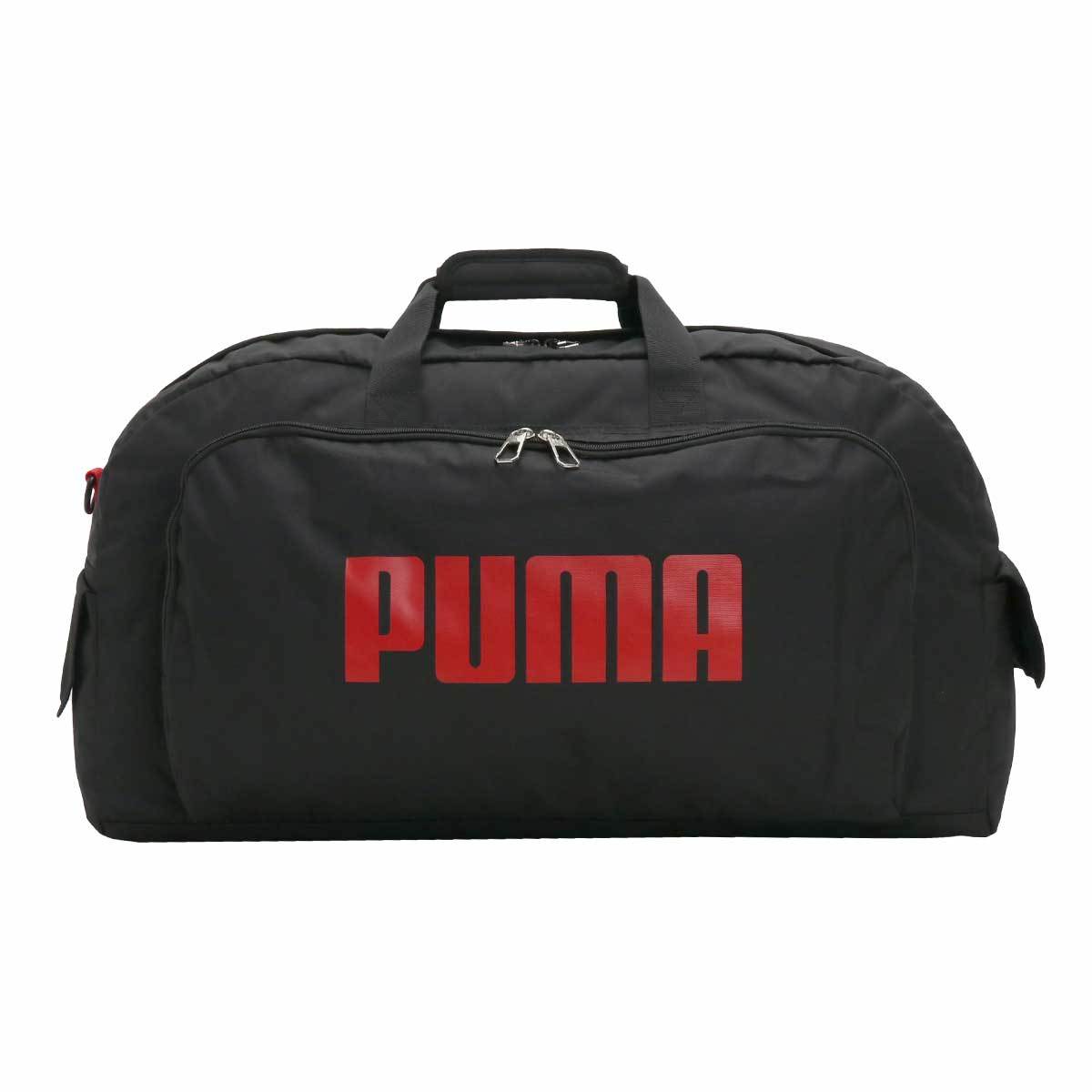 PUMA☆レッド×ブラック　ボストンバッグ　50L PUMA（プーマ） メンズ ボストンバッグ 大容量 50L PUMA ボストン 2way