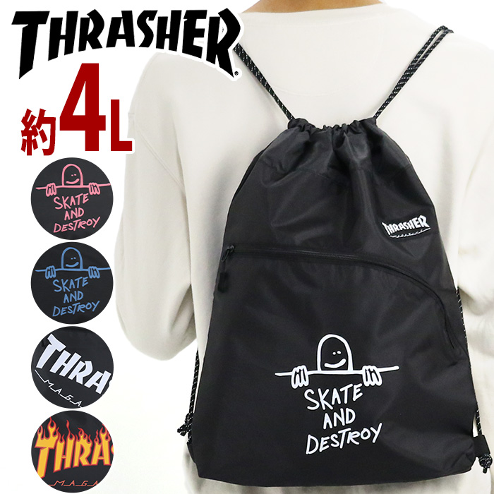 THRASHER（スラッシャー） ナップサック メンズ レディース スポーツ