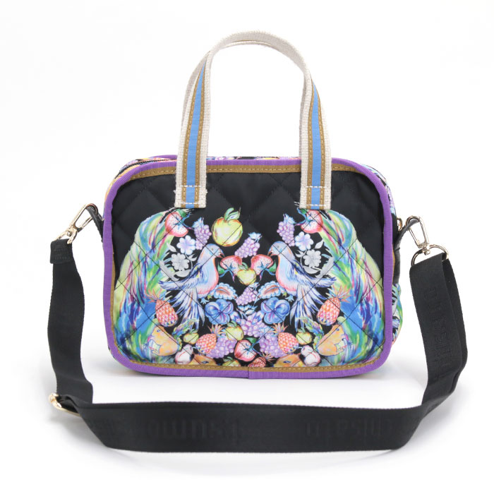 ツモリチサト キャリー（tsumori chisato CARRY）/【tsumori chisato CARRY】 tcアニマルキルト ショルダーバッグ ミニボストン tsumori chisato CARRY（ツモリチサトキャリー） ツモリチサト